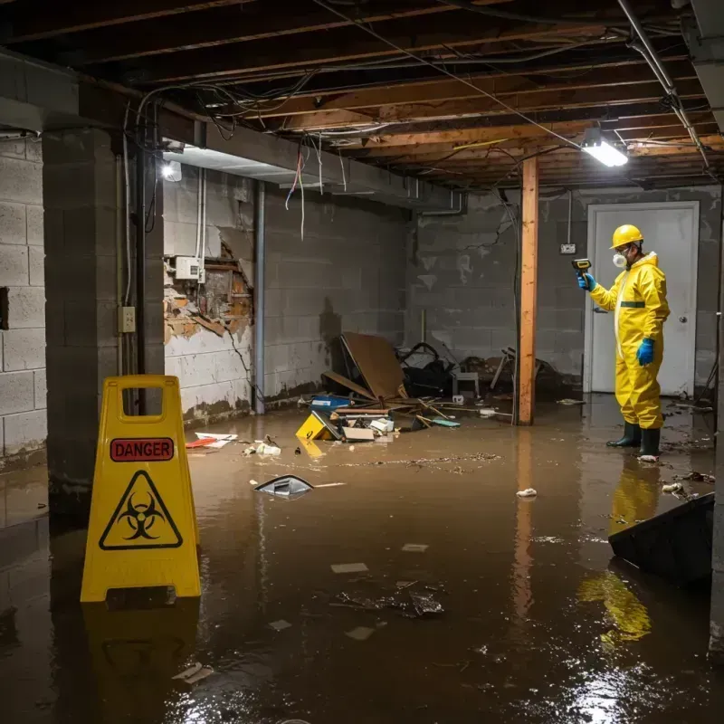 Flooded Basement Electrical Hazard in San Antonio, PR Property